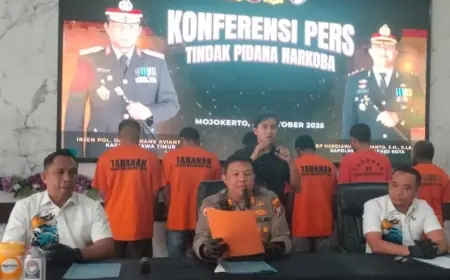 Narkotika Senilai Rp1,3 Miliar di Mojokerto Ternyata Dikendalikan dari Balik Jeruji Lapas