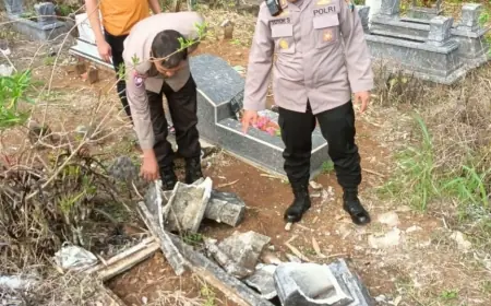 Warga Geger, 22 Makam di Bantur Malang Dirusak Tengah Malam