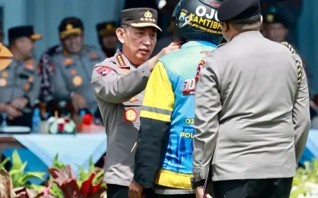 Kunjungan ke Kota Malang, Kapolri Dorong Kolaborasi Polda Jatim dan Komunitas Ojol Jaga Kamtibmas