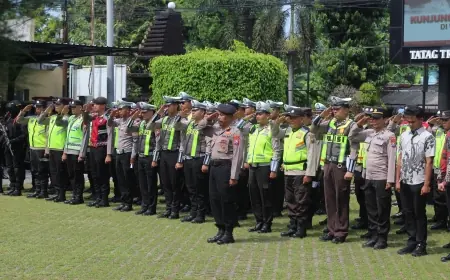 463 Personil Gabungan Amankan Kunjungan Megawati Soekarnoputri di Blitar