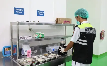 SPPG Polres Tulungagung Raih Sertifikat Laik Higiene Sanitasi Pertama di Kabupaten Tulungagung
