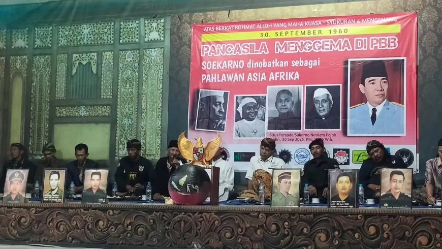 Berbagai Komunitas di Kediri Gelar Tasyakuran Pidato Bersejarah Bung Karno di PBB: Gema Pancasila di Dunia