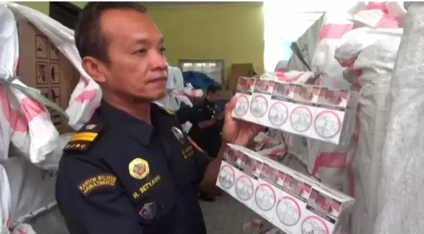 Bea Cukai Madiun Gagalkan Penyelundupan 1,5 Juta Batang Rokok Ilegal di Tol Ngawi–Kertosono
