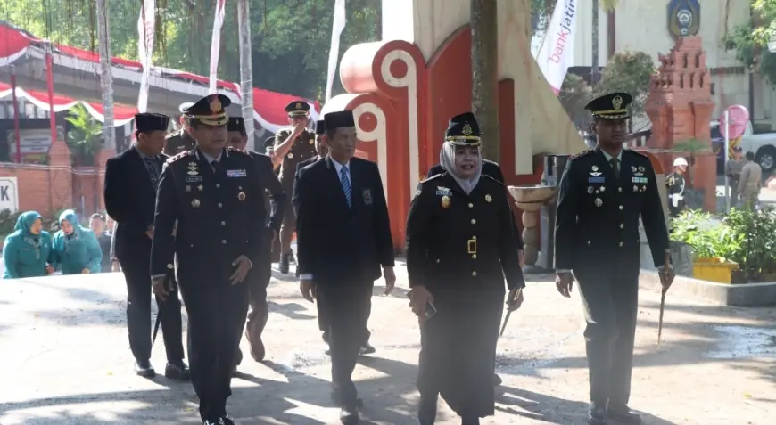 Kapolres Nganjuk Pimpin Upacara Peringatan Hari Kesaktian Pancasila