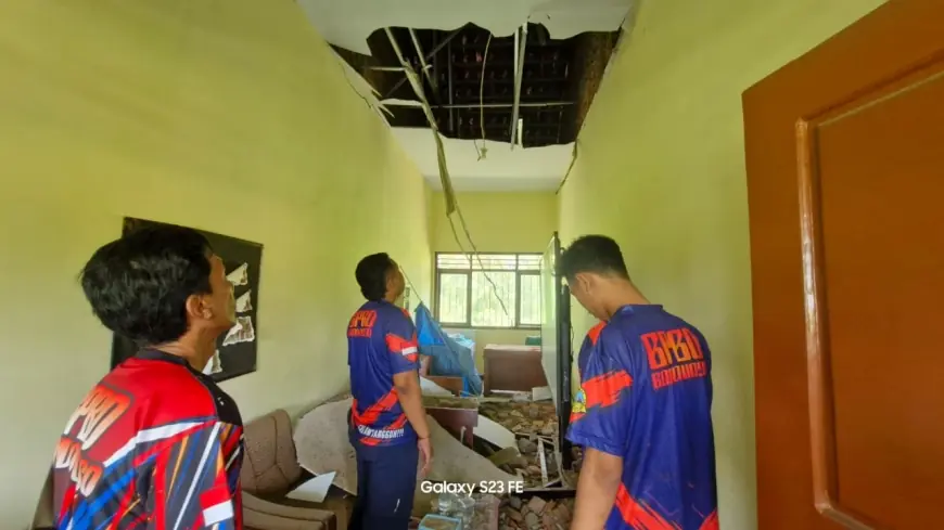 Dampak Gempa Sumenep di Bondowoso, Sejumlah Bangunan Sekolah dan Rumah Warga Rusak