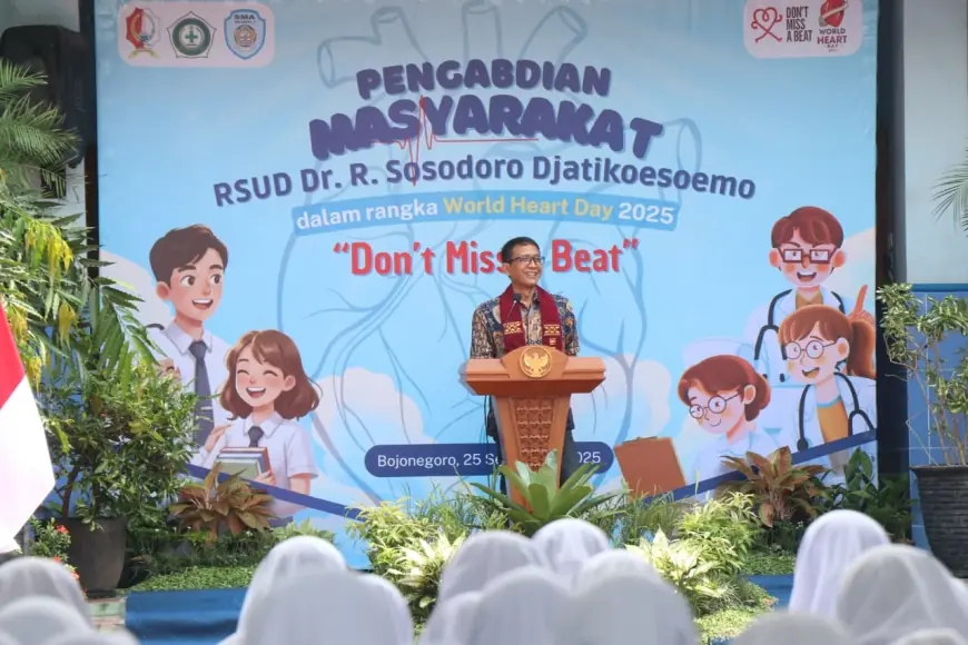 World Heart Day 2025, Bupati Tegaskan Terapkan Pola Hidup dan Aktivitas yang Sehat