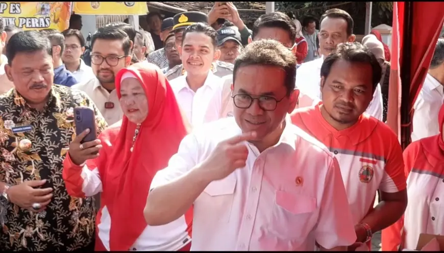 Mendag Blusukan ke Pasar Wage Nganjuk, Dorong KDMP Jadi Motor Penggerak Ekonomi Desa