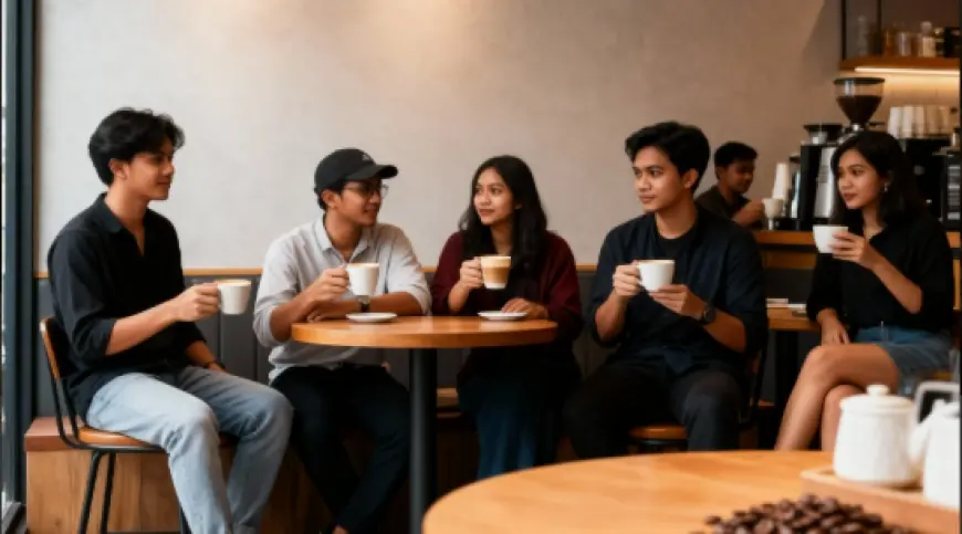 Gaya Hidup Kopi Estetik Jadi Tren Anak Muda Surabaya