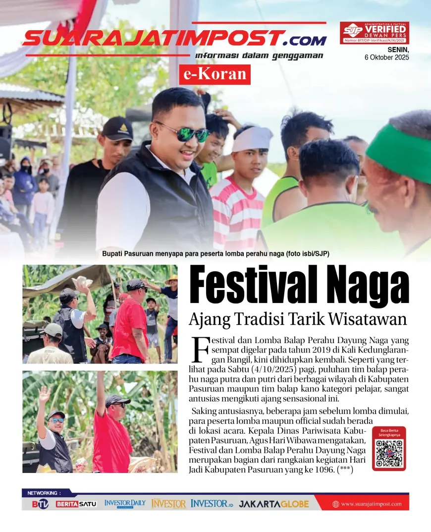 eKoran, Edisi Senin, 06 Oktober 2025
