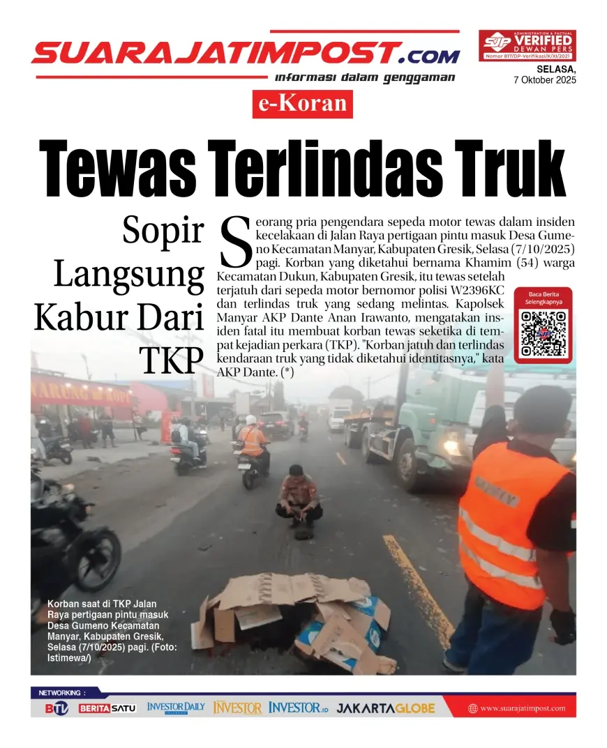 eKoran, Edisi Selasa, 07 Oktober 2025