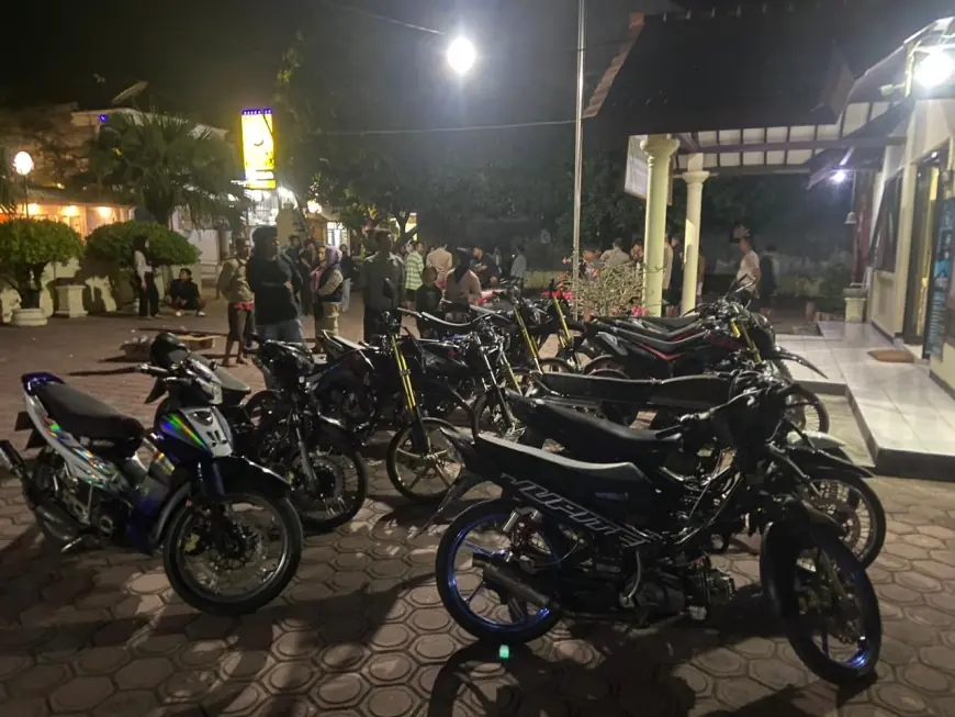 Asyik Balap Liar di Jalan Desa, Belasan Remaja di Kalidawir, Tulungagung Diciduk Polisi
