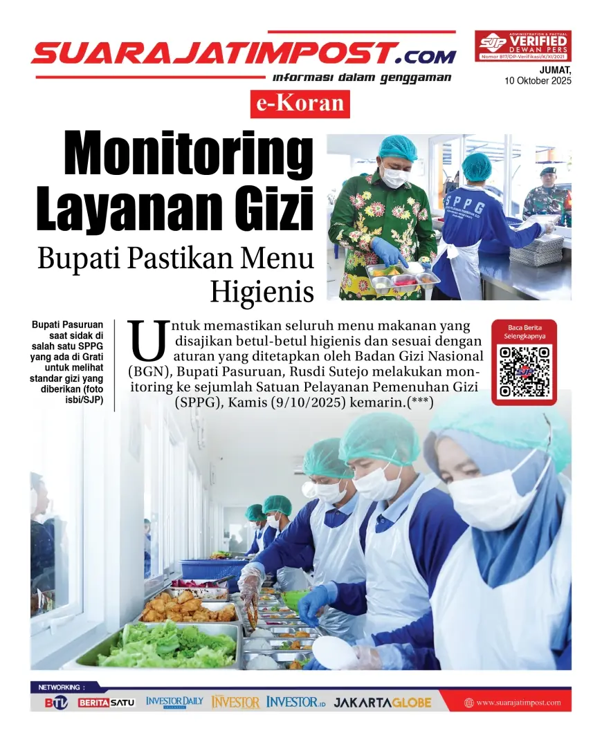 eKoran, Edisi Jumat, 10 Oktober 2025