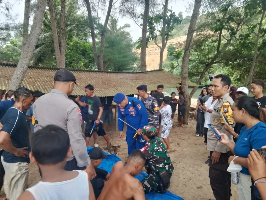 Warga Nglegok Ditemukan Tewas Tenggelam di Sungai Pantai Pangi Blitar