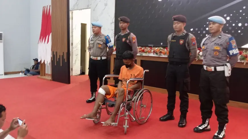 Baru Dua Bulan Keluar Bui, Residivis Begal Kembali Beraksi di 18 TKP Kena Tembak Polisi