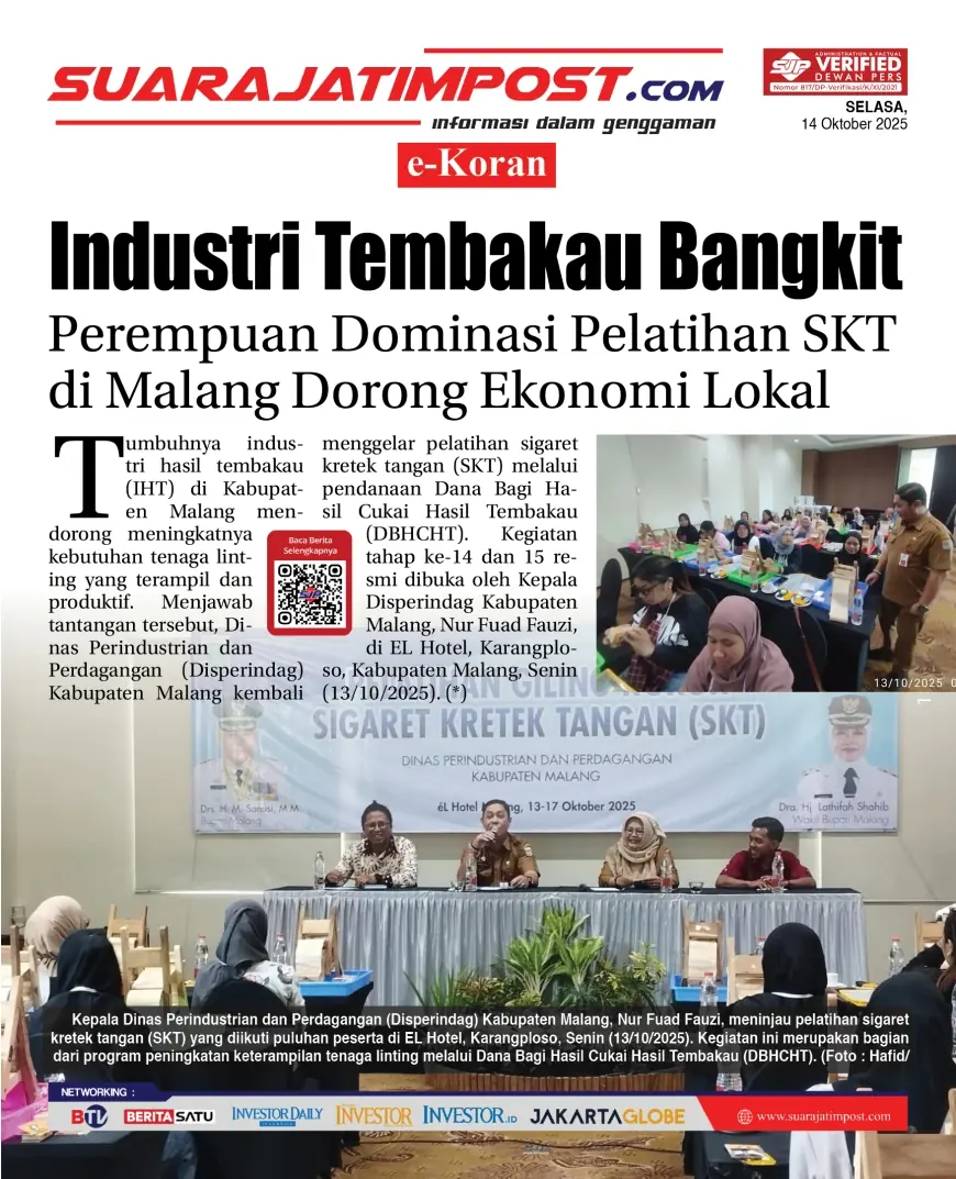 eKoran, Edisi Selasa, 14 Oktober 2025