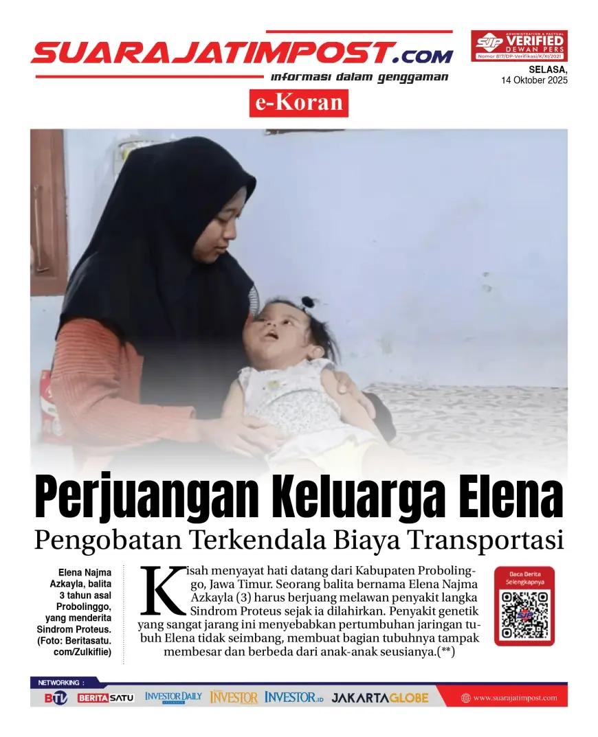 eKoran, Edisi Selasa, 14 Oktober 2025