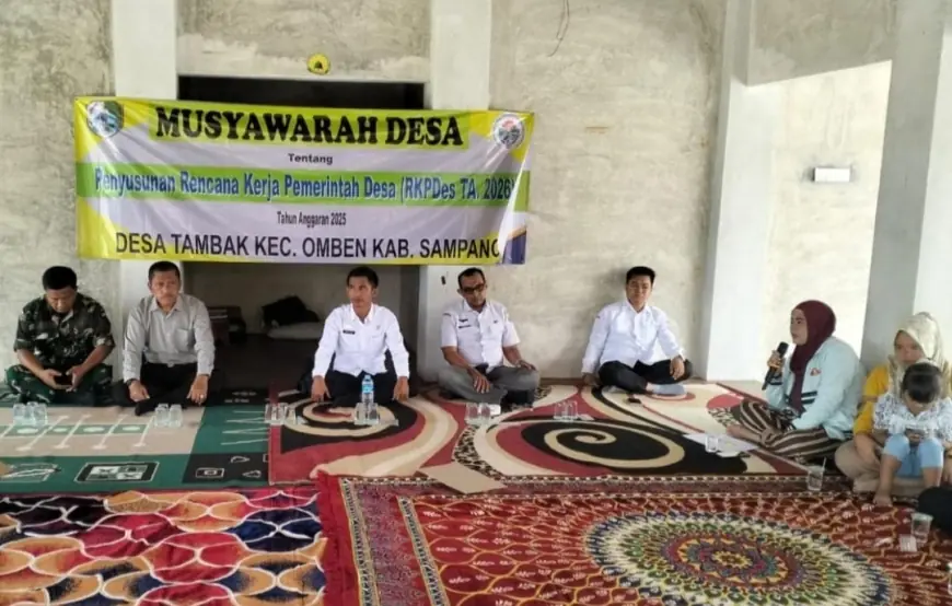 Bahas RKPDes 2026, Desa Tambak Rumuskan Pembangunan Partisipatif dan Berkeadilan