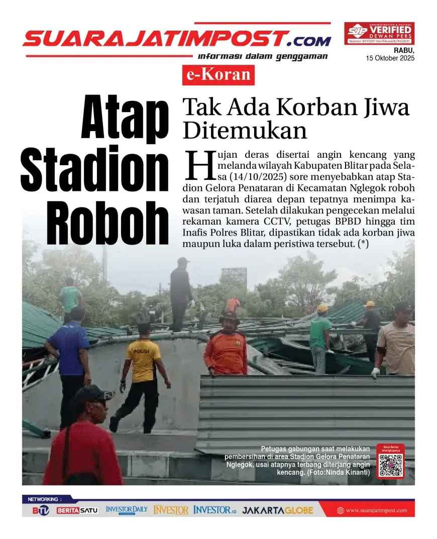 eKoran, Edisi Rabu, 15 Oktober 2025