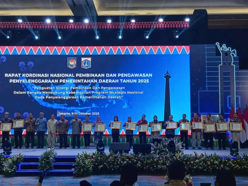 Inspektorat Jember Raih Penghargaan Nasional “Anggaraksa Dharma”
