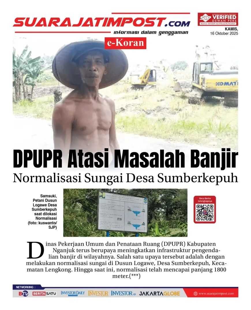 eKoran, Edisi Kamis, 16 Oktober 2025