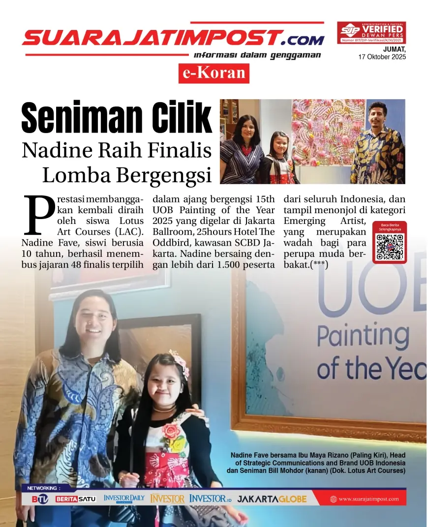 eKoran, Edisi Jumat, 17 Oktober 2025