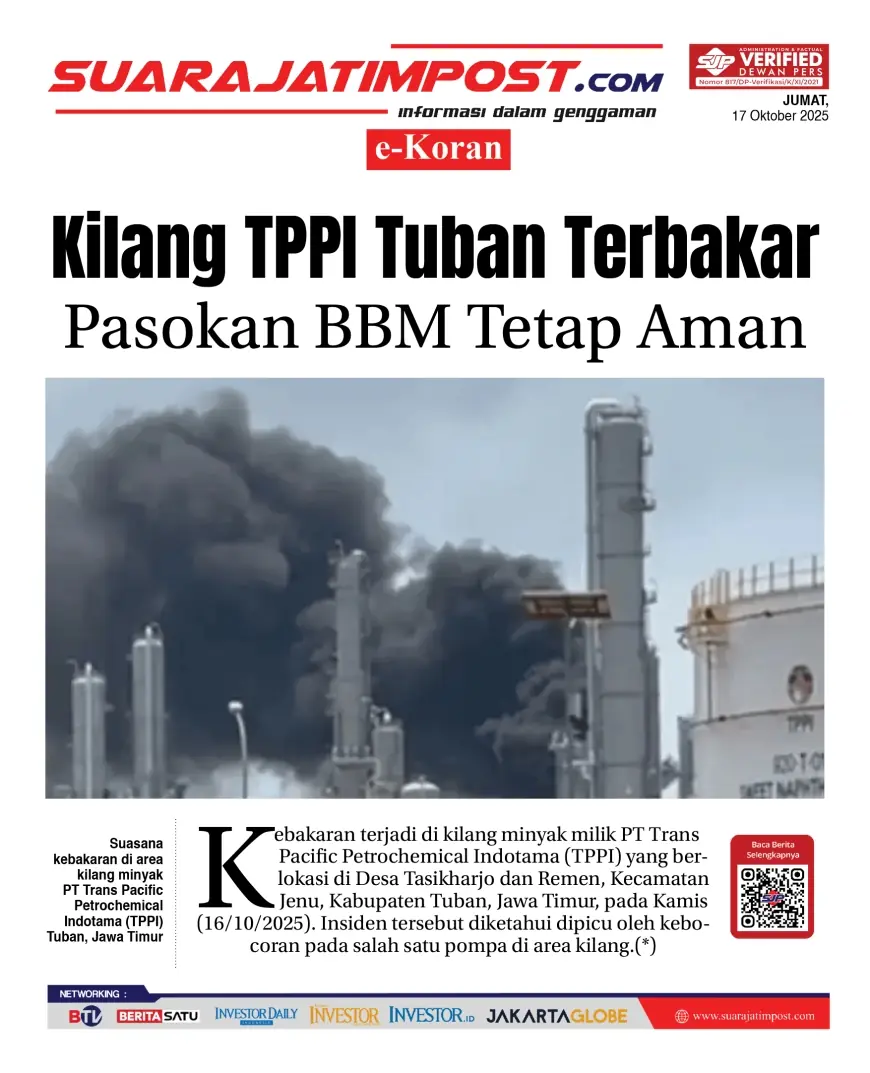 eKoran, Edisi Jumat, 17 Oktober 2025