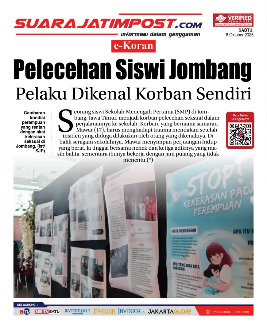 eKoran, Edisi Sabtu, 18 Oktober 2025