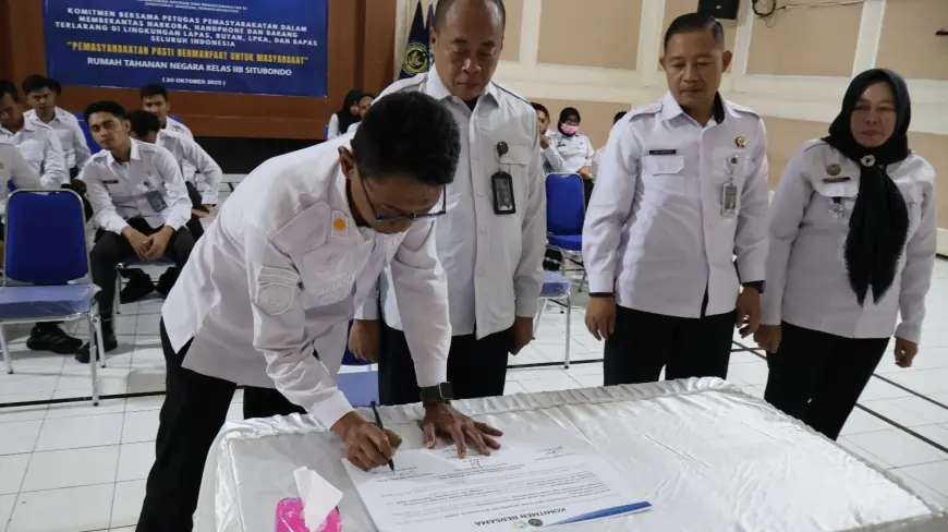 Rutan Kelas IIB Situbondo Komitmen Berantas Narkoba dan Barang Terlarang