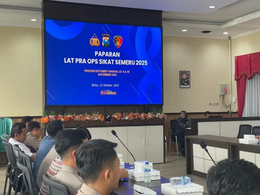 Operasi Sikat Semeru 2025 di Blitar, 65 Personil Diterjunkan