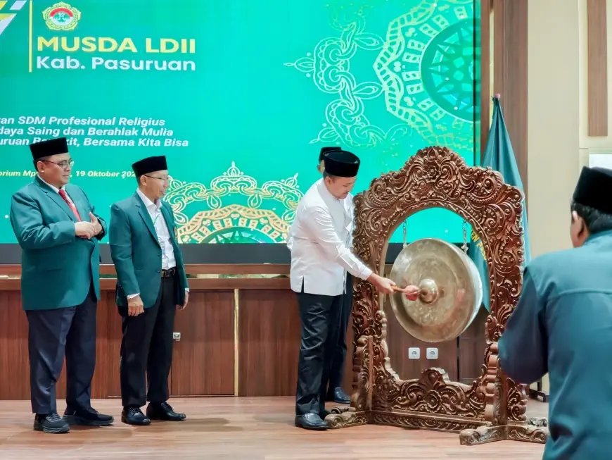 Mas Bupati Rusdi Titipkan Toleransi dan Kerukunan Antar Umat Beragama Yang Harus Tetap Terjaga Saat Membuka Musda LDII