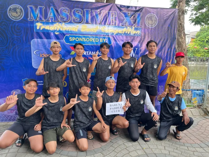 Support Ipda Purnomo bagi Atlet Dayung Lamongan agar Berprestasi di Ajang Nasional