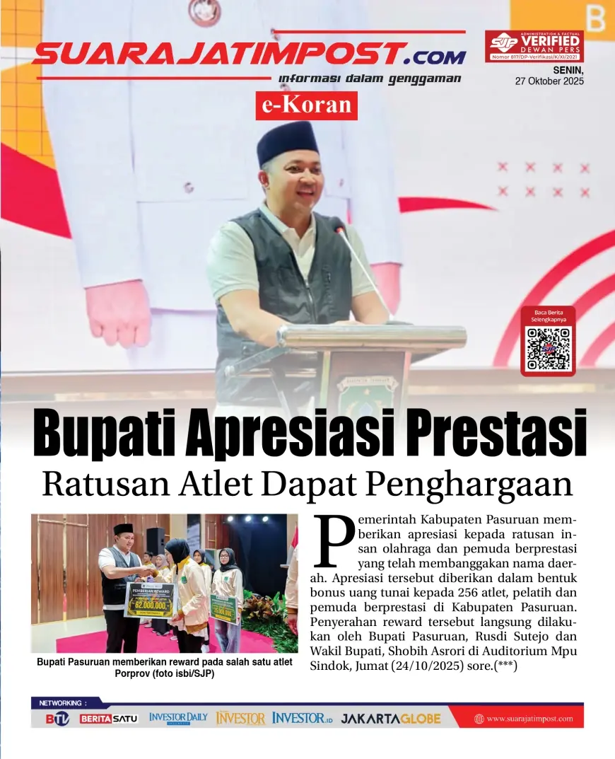 eKoran, Edisi Senin, 27 Oktober 2025
