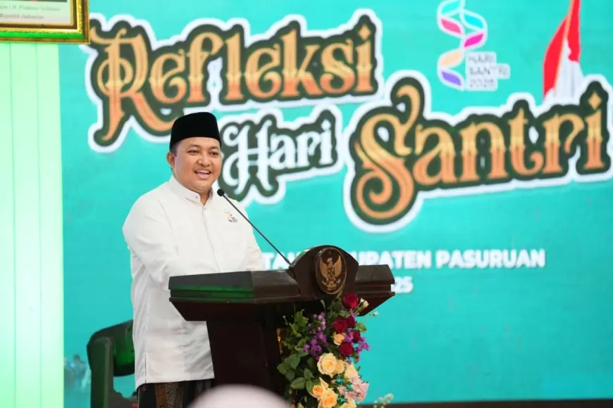 Resepsi Hari Santri Nasional, Bupati Pasuruan Ajak Pemuda Jaga Ukhuwah Islamiah dan Apresiasi Keluarga Pejuang
