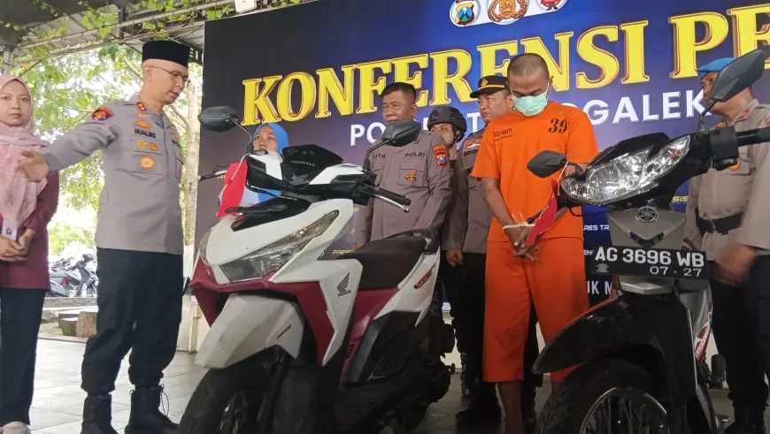 Pecatan Polisi Ditangkap Usai Membegal Motor Pelajar