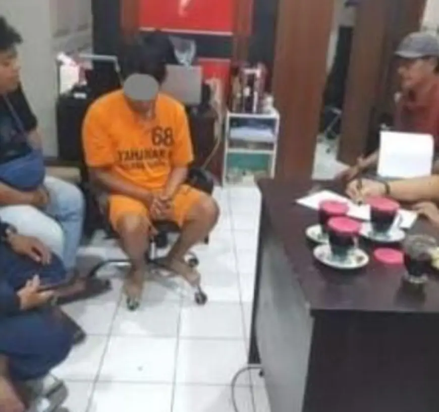 Polisi Nganjuk Amankan Tersangka Pencurian Diesel