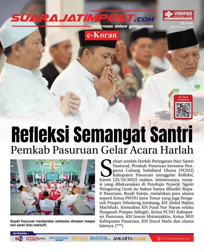 eKoran, Edisi Selasa, 28 Oktober 2025