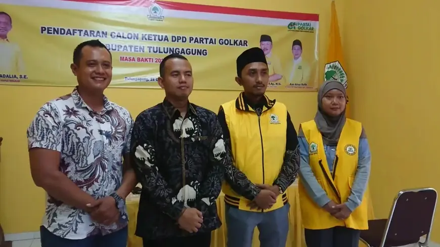 Dua Kader Daftar Nyaris Bersamaan, Perebutan Kursi Ketua DPD Golkar Tulungagung Makin Panas