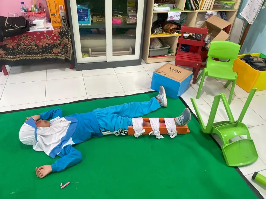 BPBD Jember Latih Kesiapsiagaan Bencana di TK Al Amien