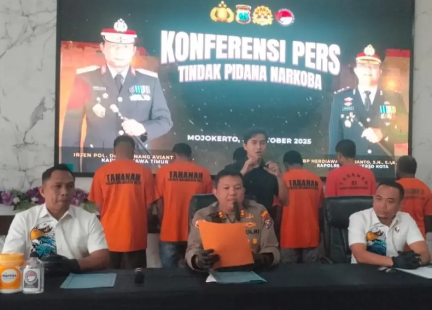 Narkotika Senilai Rp1,3 Miliar di Mojokerto Ternyata Dikendalikan dari Balik Jeruji Lapas