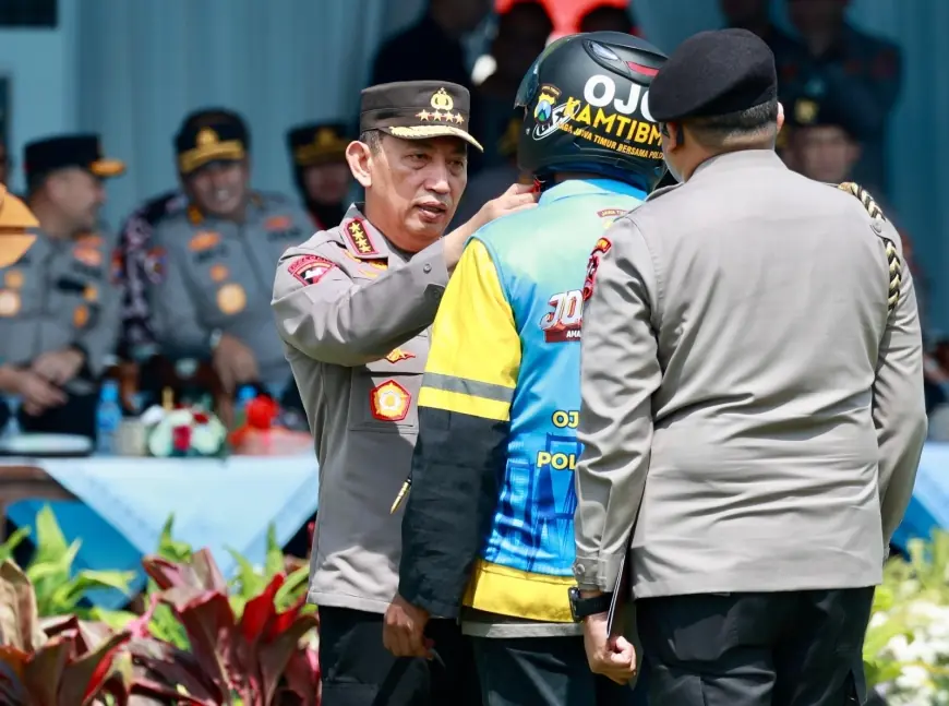 Kunjungan ke Kota Malang, Kapolri Dorong Kolaborasi Polda Jatim dan Komunitas Ojol Jaga Kamtibmas