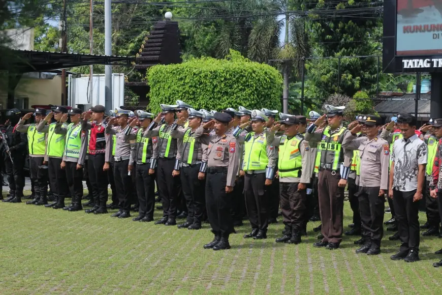 463 Personil Gabungan Amankan Kunjungan Megawati Soekarnoputri di Blitar