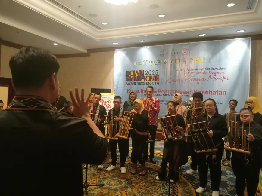 Peringkati DSAM 2025, PIK POTADS dan YKAI Jatim Gelar Pemeriksaan Kesehatan Anak Down Syndrome Gratis