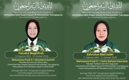 Dua Korban Tewas Tertabrak Bus di Tulungagung Ternyata Alumni dan Calon Wisudawan UIN SATU