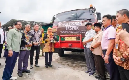 Khofifah Lepas Ekspor 10 Ton Kopi Java Ijen Raung ke Taiwan