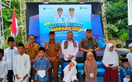 Kuatkan Fondasi SDM Budaya Baca, Pemkab Sampang Gelar Festival Literasi 2025