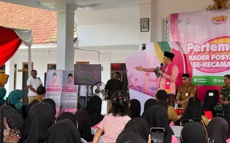 Program Bupati Menyapa, Gus Fawait Ajak Kader Posyandu Gumukmas Jember Sosialisasikan UHC dan Turunkan Angka Stunting