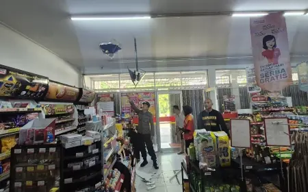 Alfamart di Ponggok Blitar Dibobol Maling, Belasan Slop Rokok Berbagai Merek dan Kosmetik Amblas