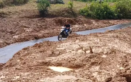 Jalur Tulungagung - Trenggalek via Pagerwojo yang Tertutup Longsor Kini Sudah Dibuka