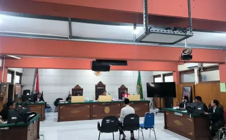 Kakek Terdakwa Pencabulan Santri di Kota Batu Jalani Sidang Perdana