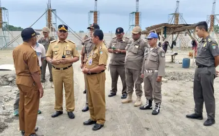 Satpol PP Jombang Tunggu Rekomendasi OPD Teknis Tindak Pembangunan Ilegal CV Java Pangan Nusantara